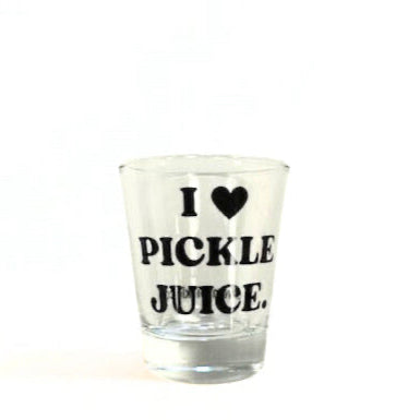 I Heart Pickle Juice Shot Glass
