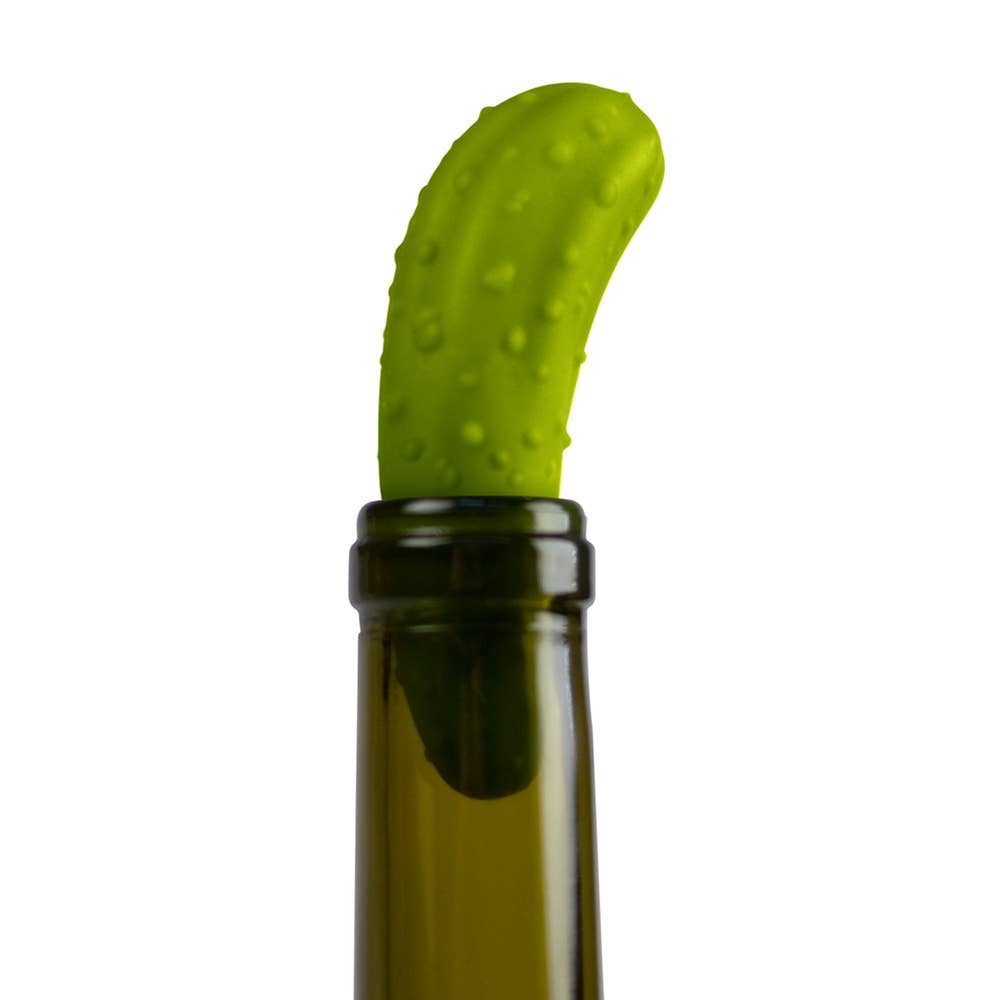 Fred & Friends Pickled Pickle Bottle Stopper - Thumbnail 2