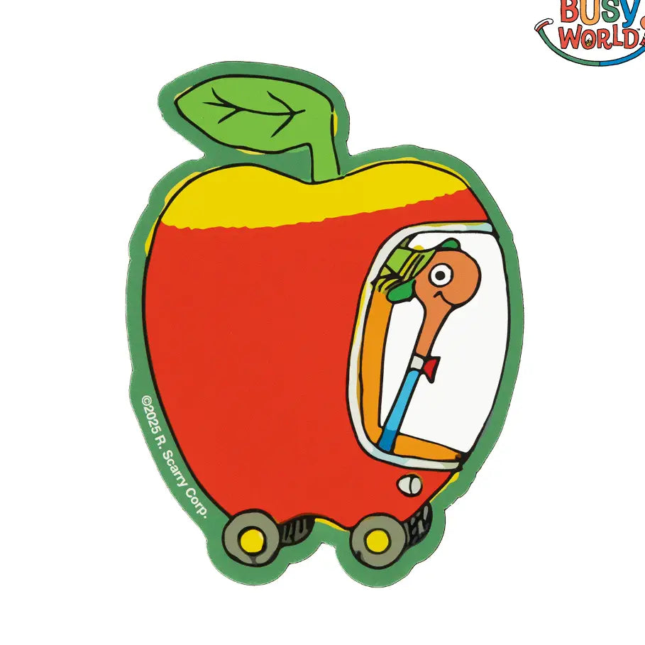 Richard Scarry® - Apple Car Sticker