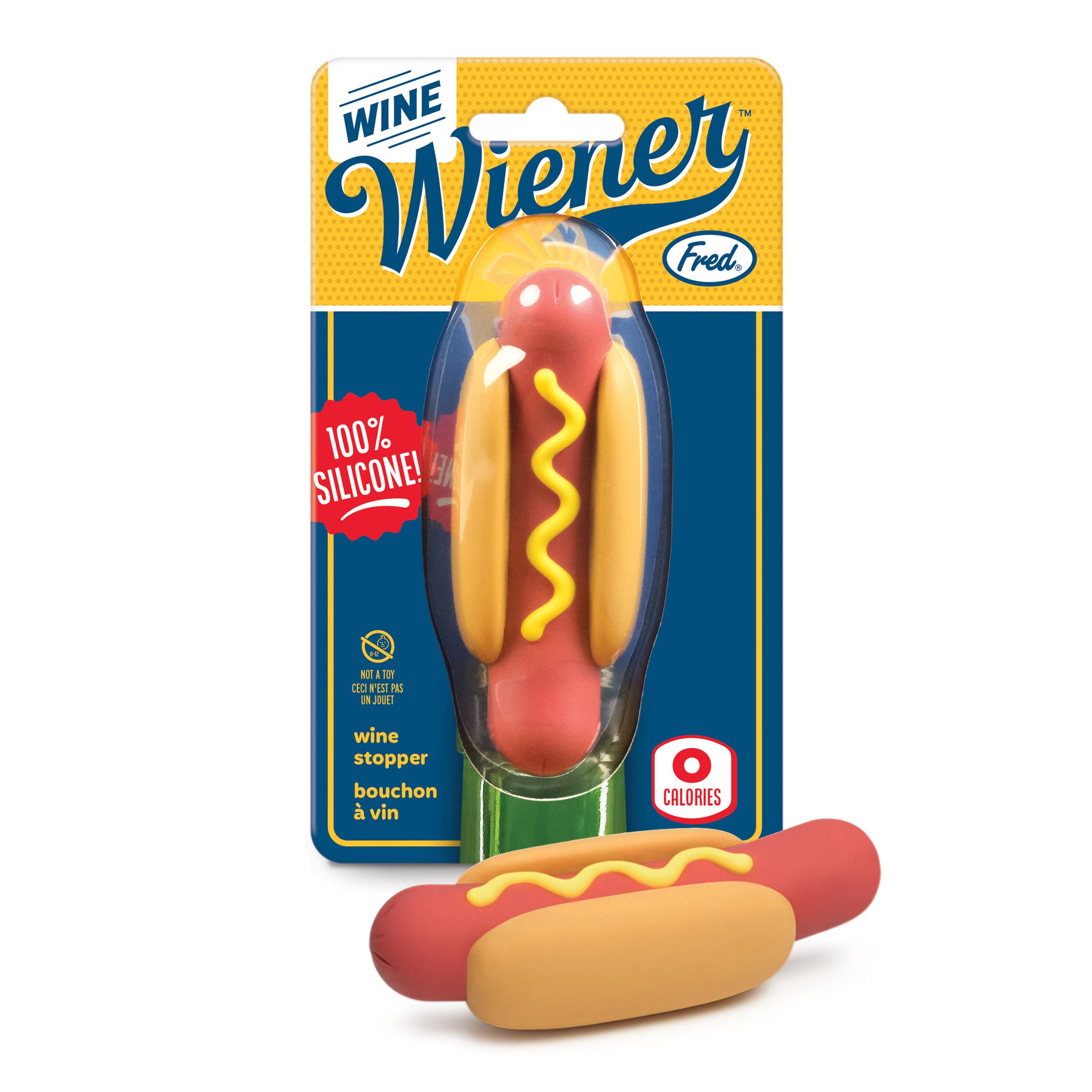 Fred & Friends Wine Wiener Bottle Stopper - Thumbnail 2