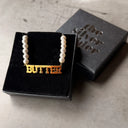 Butter Faux Pearl Beaded Necklace