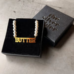 Butter Faux Pearl Beaded Necklace