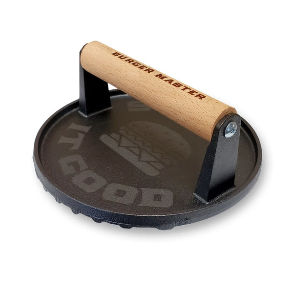 Burger Master – Cast Iron Grill Press