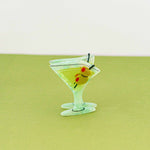 XL Martini Hair Claw Clip