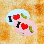I Heart Pickles Magnet