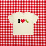 I Heart Pickles Cropped Tee