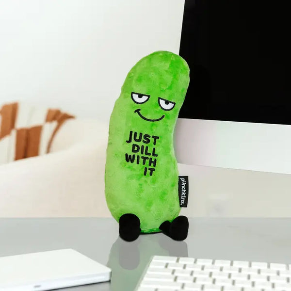 Large Just Dill With It Pickle Plushie