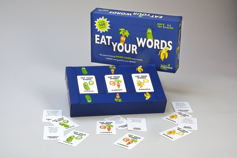 Eat Your Words Pickle Word Game