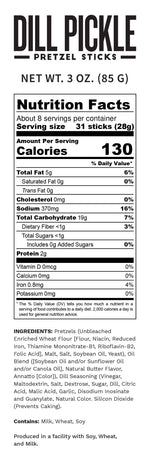Dill Pickle Pretzels 3oz
