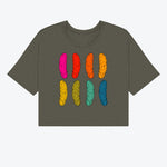 Crop Top in Color Pop Pickles