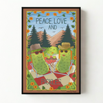 "Peace Love and Pickles" Poster