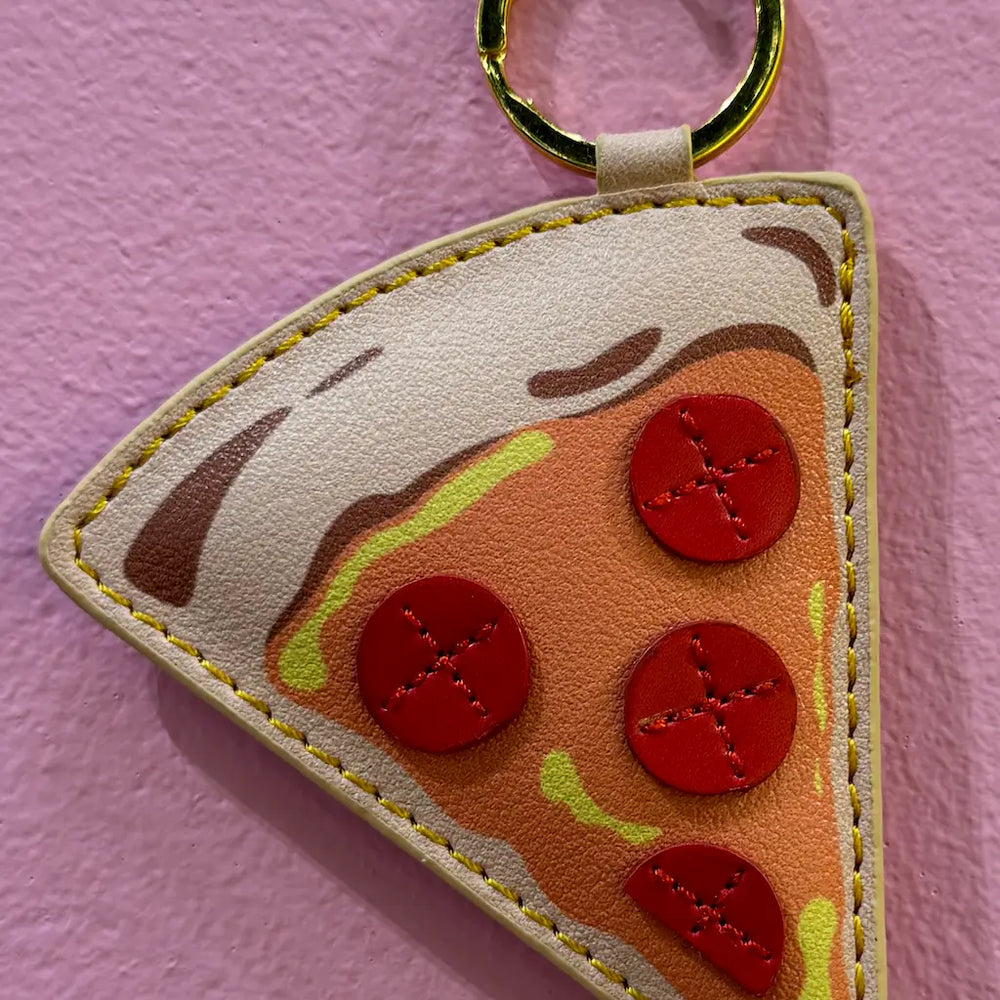 Pizza Keychain & Bag Charm