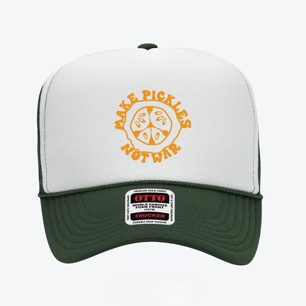 Make Pickles Not War Trucker Hat
