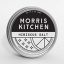 Morris Kitchen hibiscus salt container on a white background