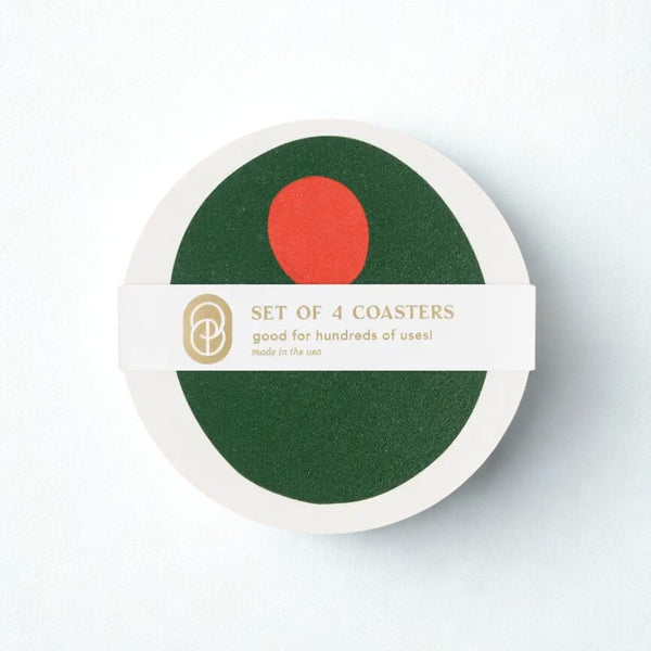 Pimento Olive Coasters