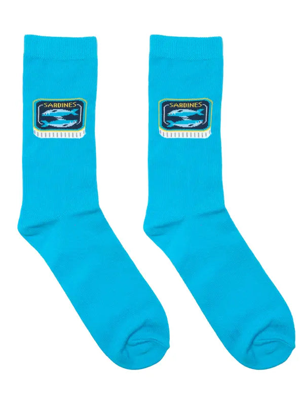 3D Packaged Crew Socks - Canned Fish "Sardines"
