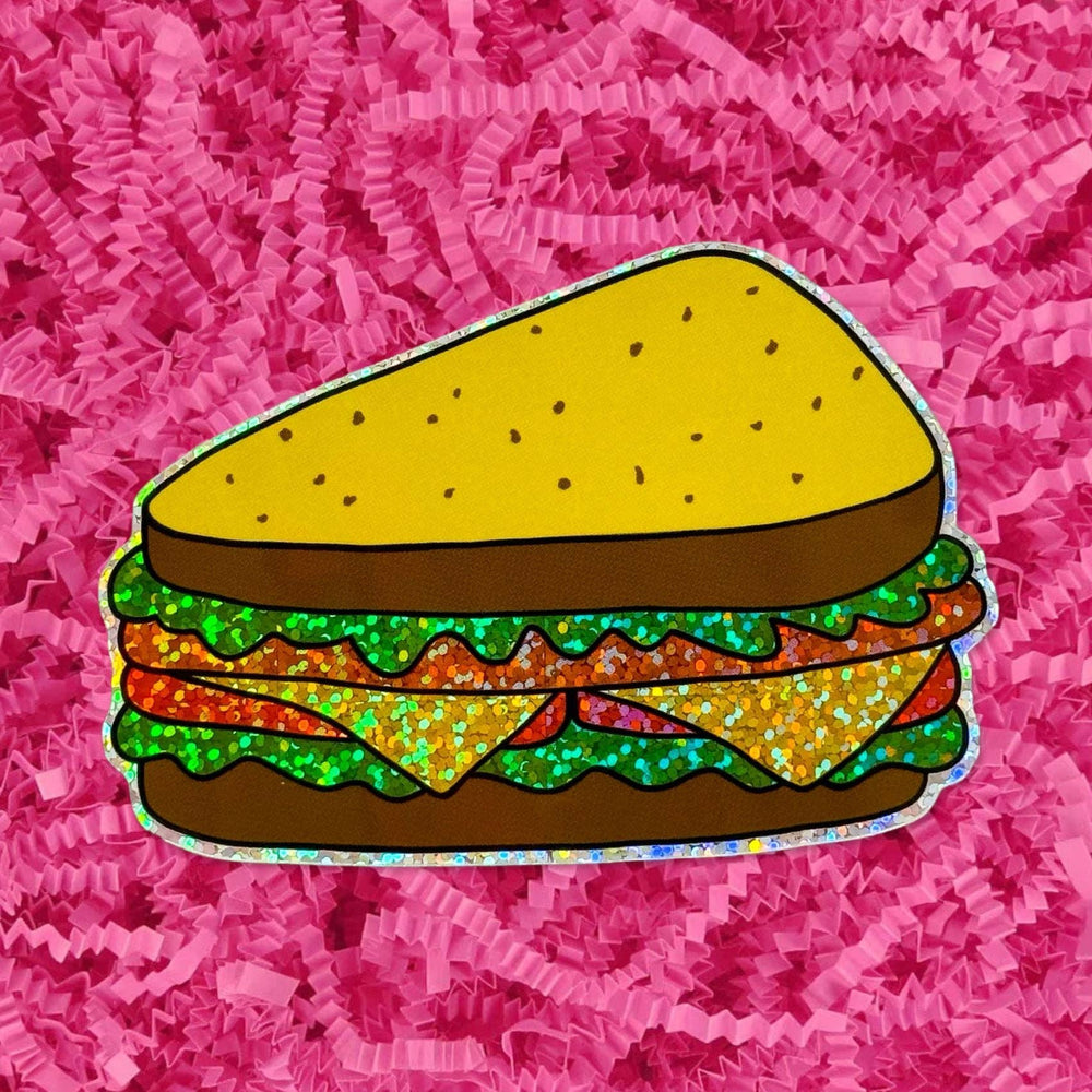 Glitter Deli Sandwich Sticker