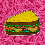 Glitter Deli Sandwich Sticker