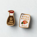 Soy Sauce & Rice Earrings