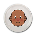 Food Face Plate in Brown Guy