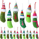 Assorted Plush Pickle Ornament