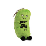 Just Dill With It Plush Pickle Bag Charm