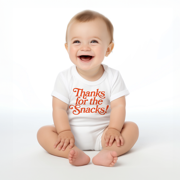 Baby Bodysuit Thanks for the Snacks!