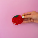 Acetate Tomato Keychain & Bag Charm