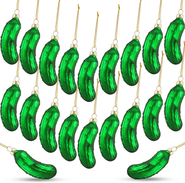 Glass Pickle Ornament