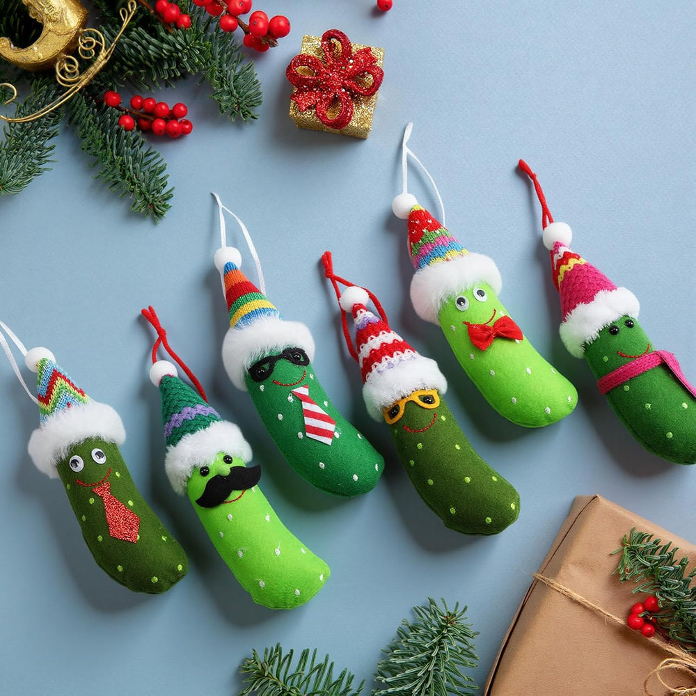 Assorted Plush Pickle Ornament