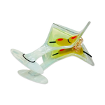 XL Martini Hair Claw Clip