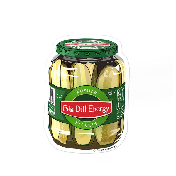 Big Dill Energy Pickle Jar Sticker