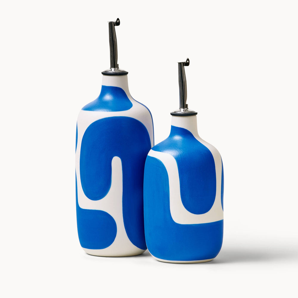 Oil & Vinegar Cruets in Cobalt