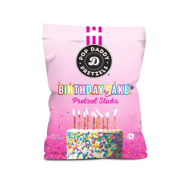 Birthday Cake Pretzel Sticks