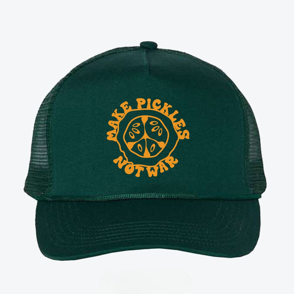 Make Pickles Not War Trucker Hat