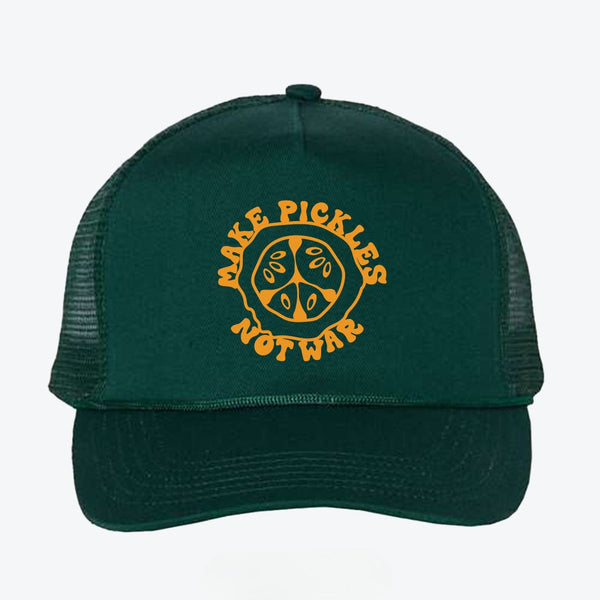 Make Pickles Not War Trucker Hat