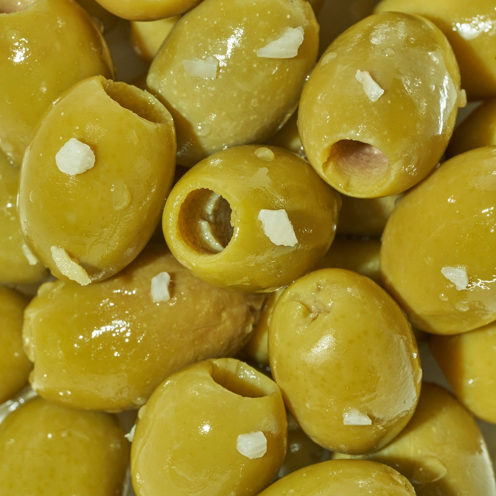 Lemon Garlic Green Olives 4oz