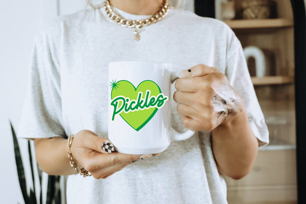 Pickles Heart Mug - 15oz