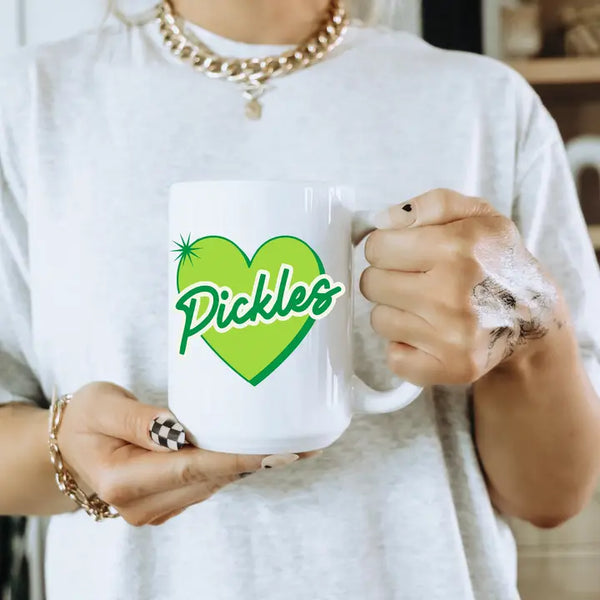 Pickles Heart Mug - 11oz