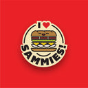 I Love Sammies! Sticker