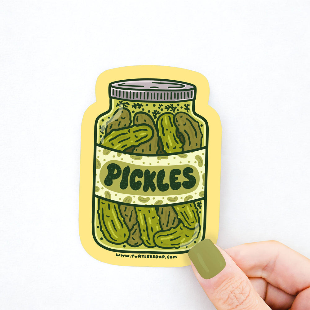Pickles Jar Sticker