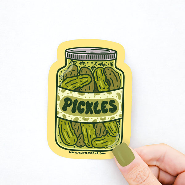Pickles Jar Sticker