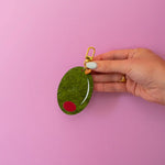 Acetate Olive Keychain & Bag Charm