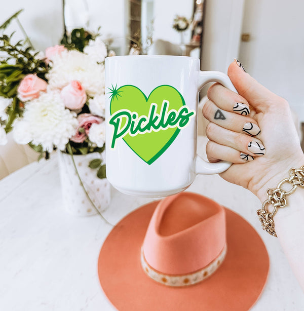 Pickles Heart Mug - 15oz