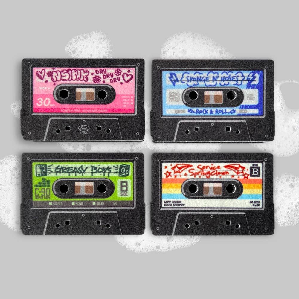 Fred & Friends Mix Tapes Sponges - Thumbnail 3