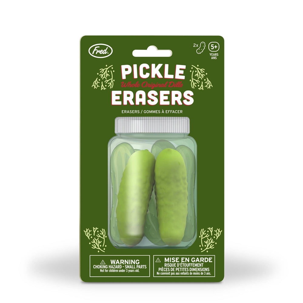 Pickle Erasers
