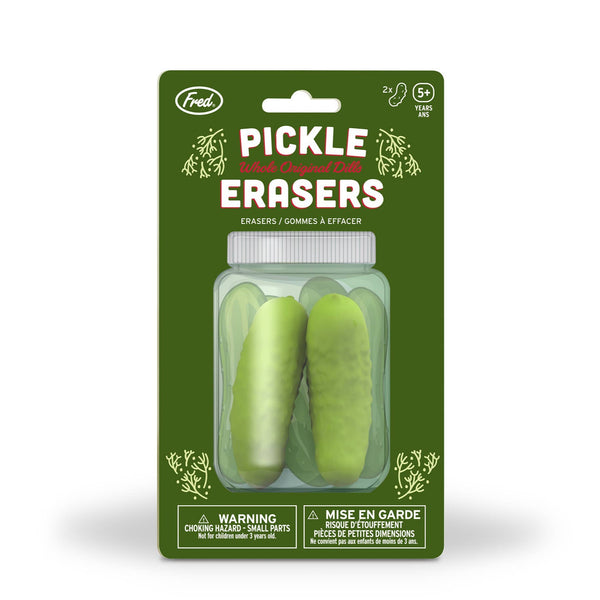 Pickle Erasers