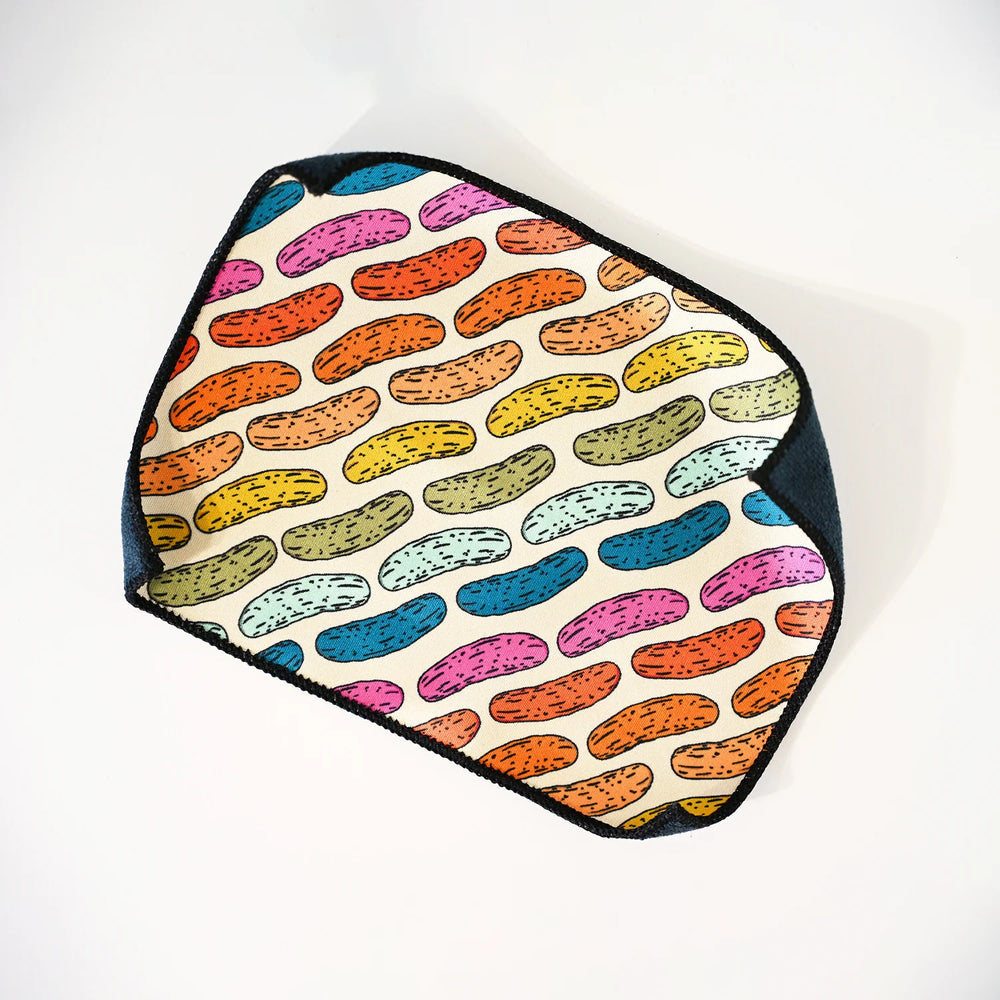 Eyeglass Pouch & Cloth in Color Pop Pickles