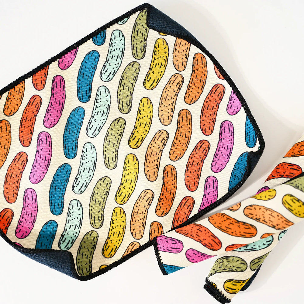 Eyeglass Pouch & Cloth in Color Pop Pickles