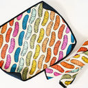 Eyeglass Pouch & Cloth in Color Pop Pickles